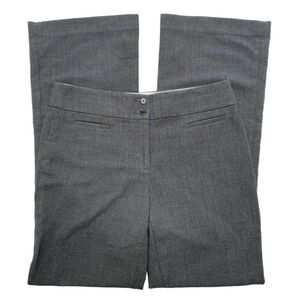 Ann Taylor LOFT Charcoal‎ Gray Kate Curvy Fit Straight Leg Sz 6